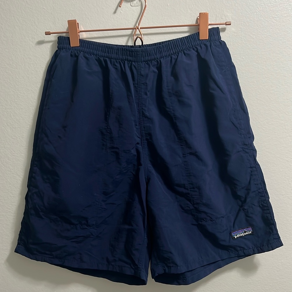 Patagonia Blue Hybrid Shorts